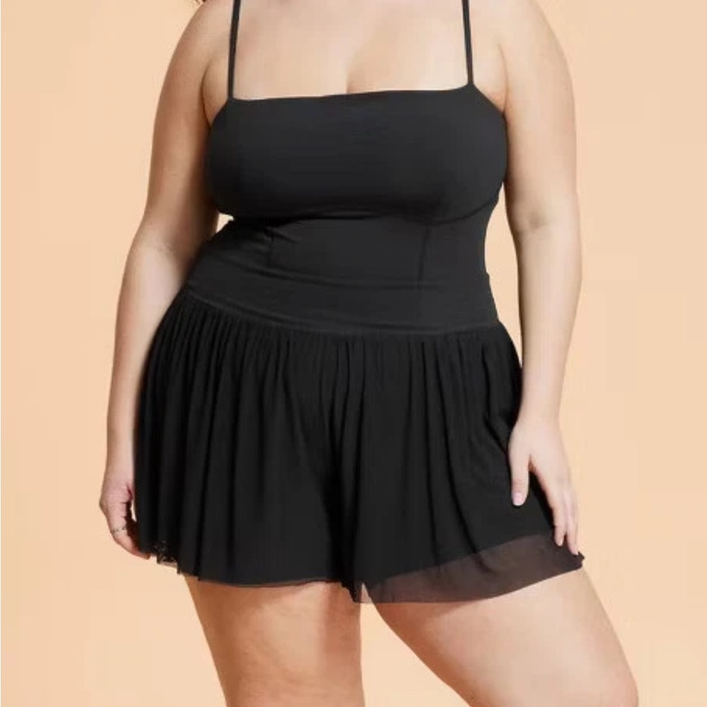 Blogilates Barre Active Romper - Black 1X